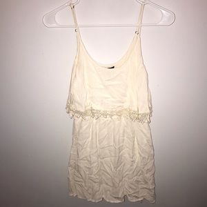Cute F21 White Sun Dress